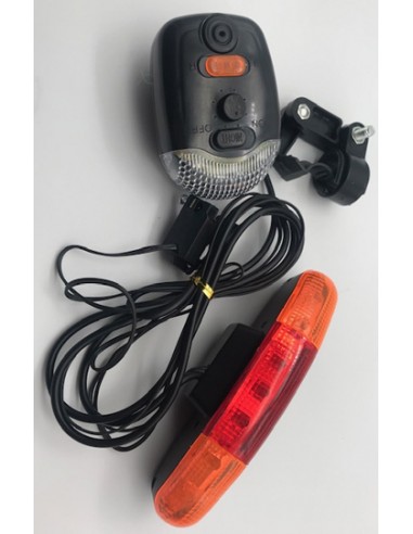 CONJUNTO LUCES COMPLETA PARA BICICLETA