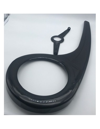 PROTECTOR NEGRO DE CADENA PARA BICICLETAS 