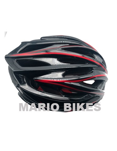 CASCO ROJO ADULTO QUESHARK CICLISMO